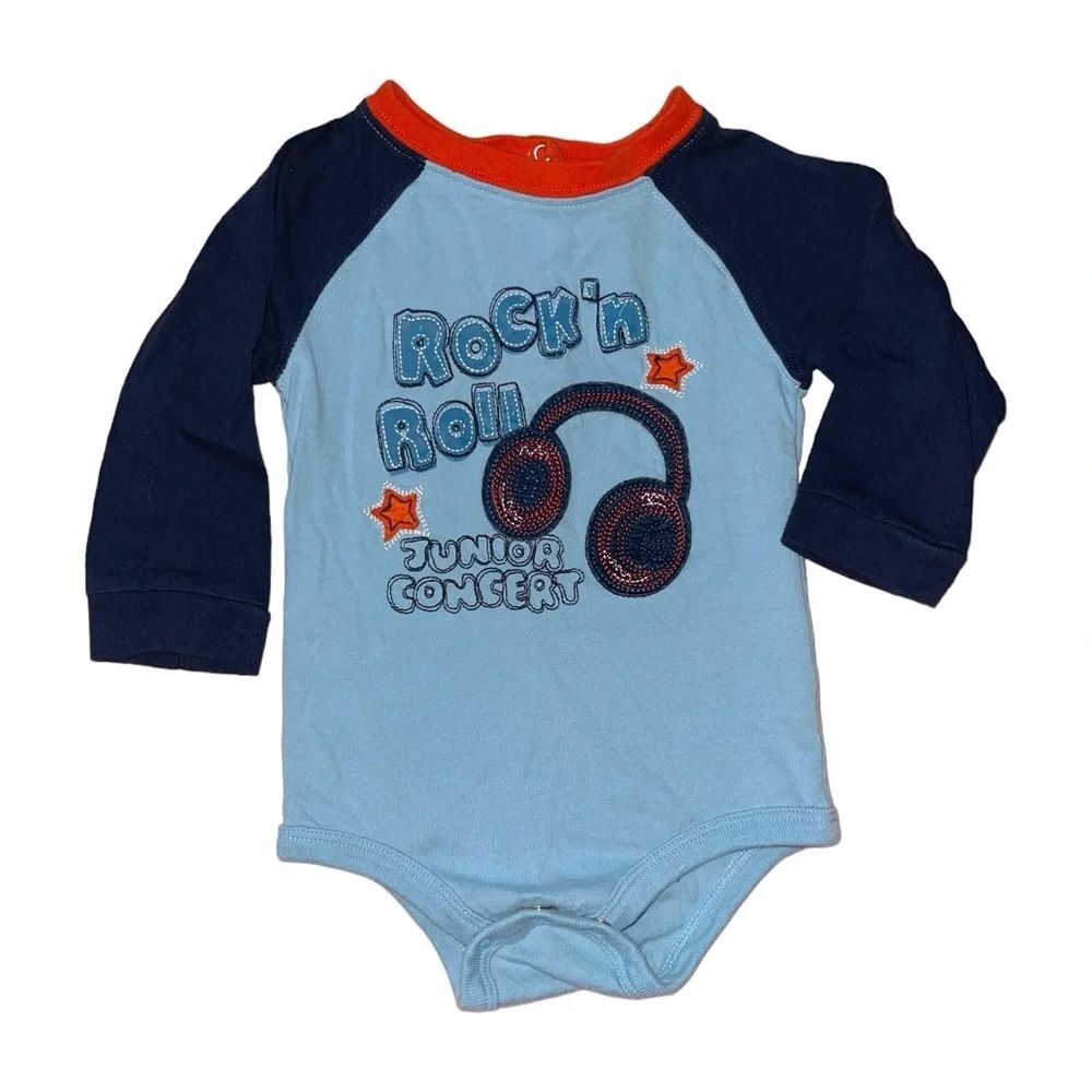 🔥 5 for $30 🔥 Koala Baby Infant “Rock ‘n Roll” Long Sleeve Onesie | 6-8M